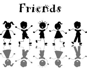 joyful children celebrating their friendship